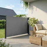 Retractable Side Awning Anthracite 180x500 cm 4004458