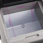 Cool Box with Wheel and Handle Black&Grey 40 L Polypropylene 3154650