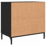 Bedside Table Black 63.5 x 36 x 61 cm Engineered wood 883465