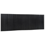 Room Divider Black Width 600 cm Height 165 cm Bamboo 377004