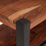 Media Cabinet Brown 110 x 30 x 40 cm Solid Acacia Wood 4104009
