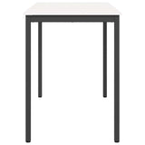 Bar Table White 150 x 80 x 105 cm Solid Pine Wood 892810