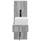 Bathroom Furniture Set 2 pcs Grey Sonoma 33 x 34.5 x 100 cm 3406109