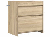 Bathroom Furniture Set Sonoma Oak 61 x 40 x 84.5 cm 3404260