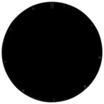 ZNTS Garden Mirror Black 40x3 cm Iron Round for Outdoor Use 318366