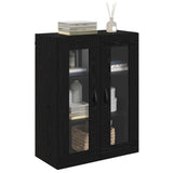 Wall Mounted Cabinet Black Oak 69.5 x 34 x 90 cm 882746