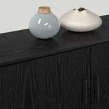 Wall-mounted TV Cabinet Set 2 pcs Black Oak 100 x 34.5 x 40 cm 3415605