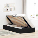 Storage Bed with Headboard Black 90 x 190 cm Velvet 3370125