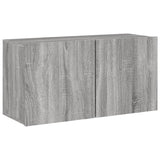 TV Cabinet Wall-mounted Grey Sonoma 80x30x41 cm 836962
