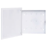 Key Box with Magnetic Board White 35x35x4 cm 322776