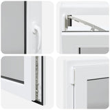 Basement Window "RISOR" 110x70 cm Tilt&Turn DIN Left White 4108374