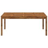 Garden Dinner Table Natural 180 x 88.5 x 75 cm 901253