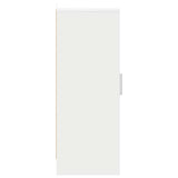 Shoe Cabinet White 32x35x92 cm Engineered Wood 808972