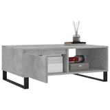 Coffee Table Concrete Grey 90x60x35 cm Engineered Wood 827072