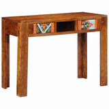 Writing Desk with Drawer with Storage Brown 100 x 50 x 75 cm 4016508
