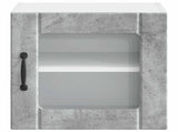 Wall Glass Cabinet LUCCA 2 pcs Concrete Grey 40 x 31 x 40 cm 884841