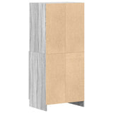 Kitchen Cabinet Grey Sonoma 57x41.5x131.5 cm Engineered Wood 860126