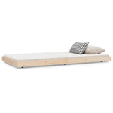 Bed Frame without Mattress 100x200 cm Solid Wood Pine 823489