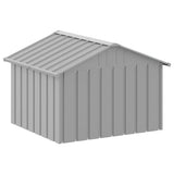 Dog House Grey 116.5x103x81.5 cm Galvanised Steel 171542