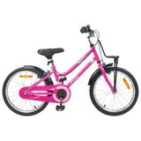 Kids Bike 18 Inches for 5-7 Years Old Pink and Black 42009250