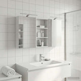 Bathroom Cabinet Set 3 pcs White 140 x 14.5 x 70 cm 3403784