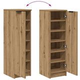 Shoe Cabinet Artisan Oak 29.5x35x100.5 cm Engineered Wood 856992