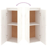 TV Cabinets 6 pcs White Solid Wood Pine 3100185