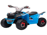 6V Quad Bike with Wear-Resistant Wheels, Forward Backward Function, for Ages 18-36 Months, Blue T3398P422371