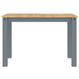 Dining Table Panama Grey 117x60x75 cm Solid Wood Pine 4005703