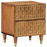 Bedside Cabinet 40x33x46 cm Solid Wood Mango 358282