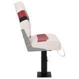 4 Piece Foldable Boat Seat Set High Backrest 3284324