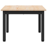 Coffee Table Natural 50 x 50 x 36 cm Solid Pine Wood 892755