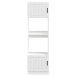Oven Cabinets 2 pcs Lucca White Engineered Wood 3315041