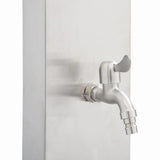 Garden Shower Faucet 110 cm Stainless Steel 48206