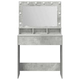 Dressing Table Concrete Grey 78.5 x 41 x 135 cm Engineered Wood 865112