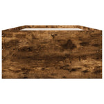Bed Frame without Mattress Smoked Oak 100x200 cm 3280962