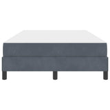 Box Spring Bed with Mattress Dark Grey 120 x 220 cm Fabric 3398786