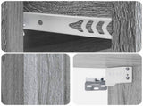 Wall-Mounted Bedside Cabinet 2 pcs Grey Sonoma Engineered Wood 898268
