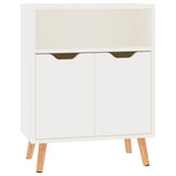 Sideboard High Gloss White 60x30x72 cm Engineered Wood 326828