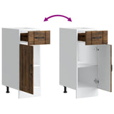 Kitchen Base Cabinet Lucca Smoked Oak Engineered Wood 853702