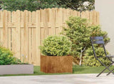 Planter Rusty 40x40x40 cm Weathering Steel 860667