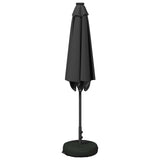 Garden Parasol with LED Lights and Base 270 x 270 cm Polyester 42036260