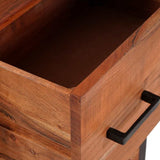 Sideboard 3 pcs Brown 165 x 30 x 75 cm Solid Acacia Wood 3321527