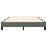 Bed Frame without Mattress Dark Grey 152x203 cm Queen Fabric 346762