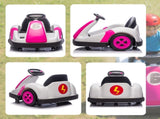 Kids Bumper Car with 360-Degree Rotation, 6V Electric Ride On Car with Music and Horn for 3-8 Years T3398P422428