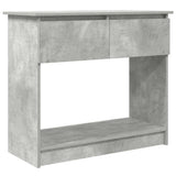 Console Table with Drawers Concrete Grey 85.5x38.5x74.5 cm 861394