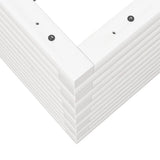 Garden Planter White 90x40x46 cm Solid Wood Pine 3282445