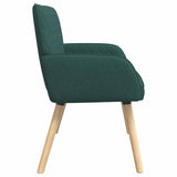 2 Seater Sofa with Solid Wood Legs 2-Seater Dark Green 42051035