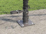 Welded Wire Fence with Concrete Base 10 x 0.8 m 3353619