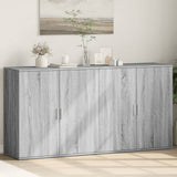 Sideboards 2 pcs Grey Sonoma 79x38x80 cm Engineered Wood 3276607